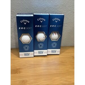 Callaway Golf ERC Soft Triple Track Golf Ball White 9 Golf Balls